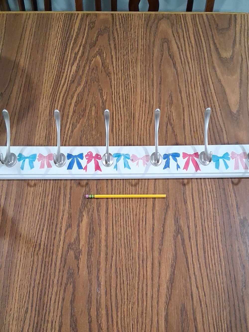 Bow Print Wall Hook/Rack
